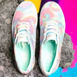 VANS Doheny Tie Dye Soothing Sea Sneakers • Size 10 • Women